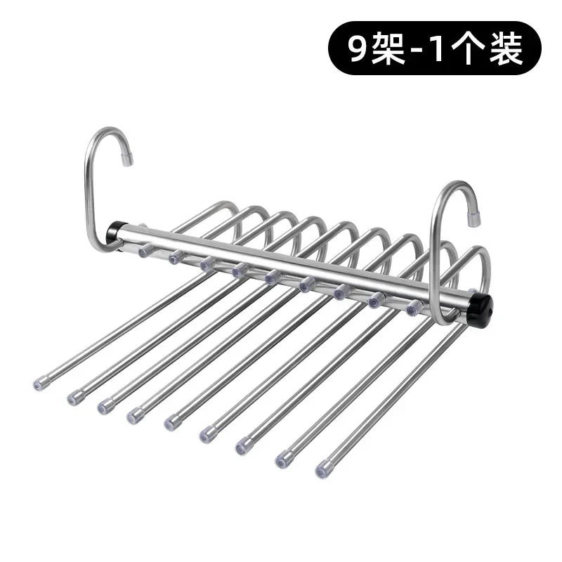 Folding Pants Hangers Multi-Layer Stainless Steel™