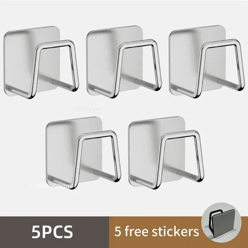 1/3/6pcs Stainless Steel Sink Sponge Rack For Sponge™