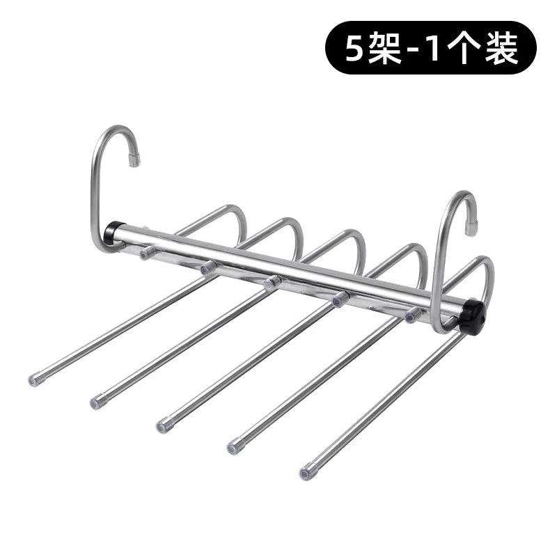 Folding Pants Hangers Multi-Layer Stainless Steel™