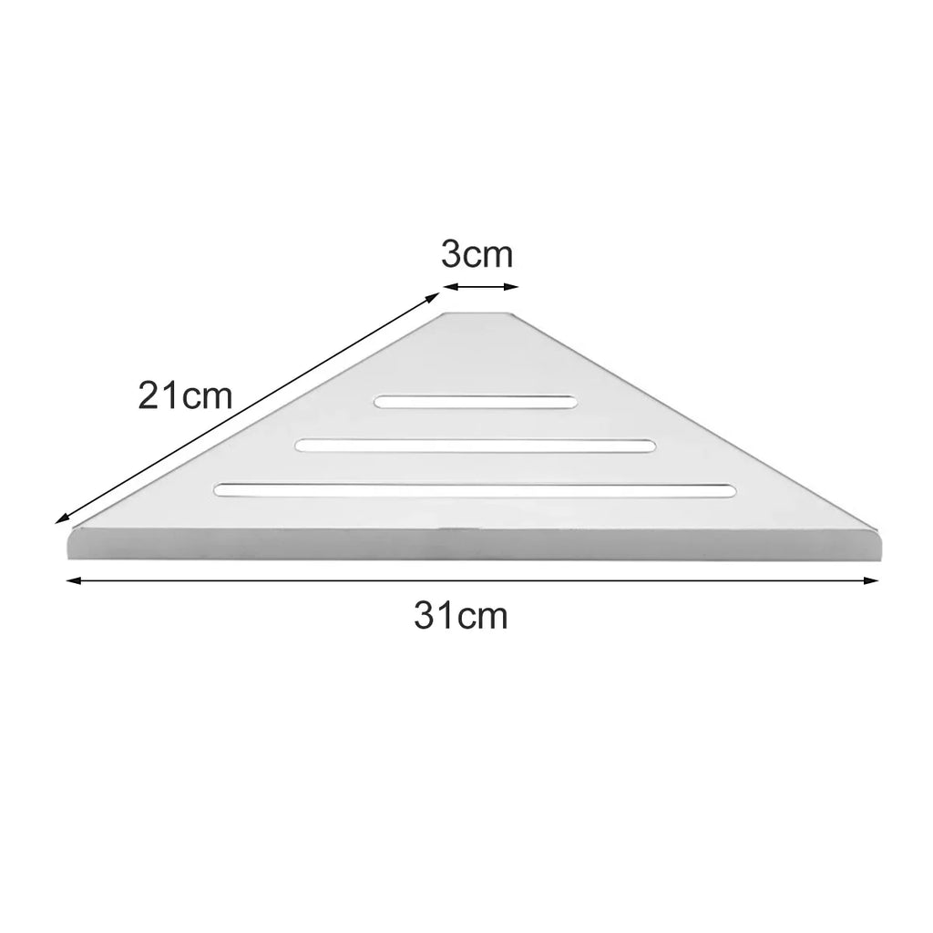 Bathroom Shelf Corner Shower Shelf No Drilling 304 Stainless Steel,