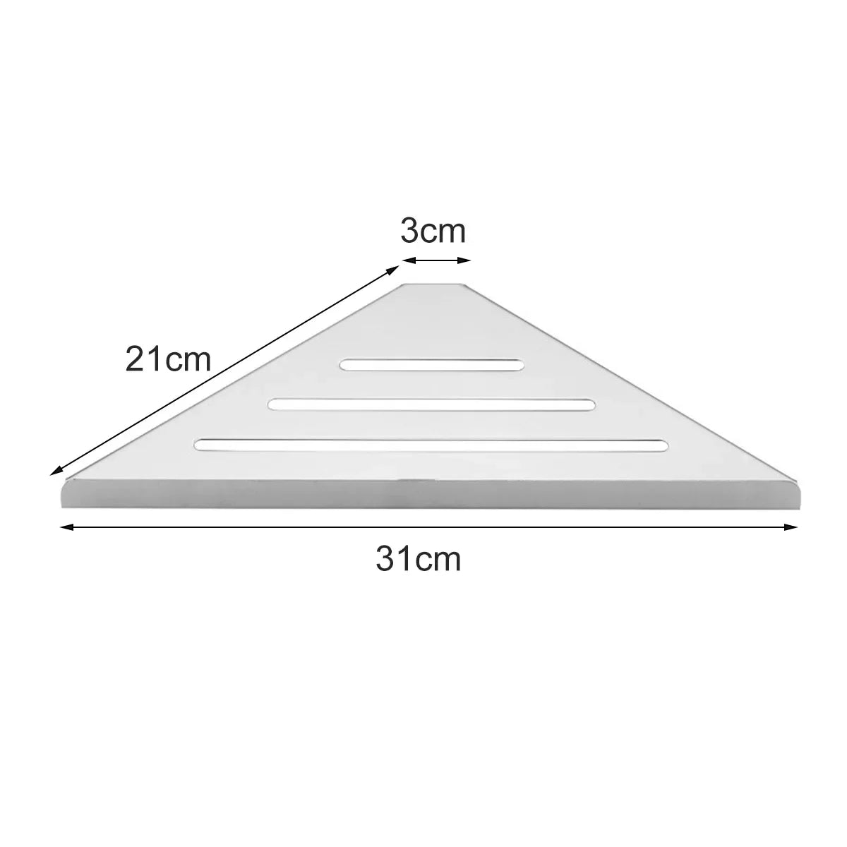 Bathroom Shelf Corner Shower Shelf No Drilling 304 Stainless Steel,