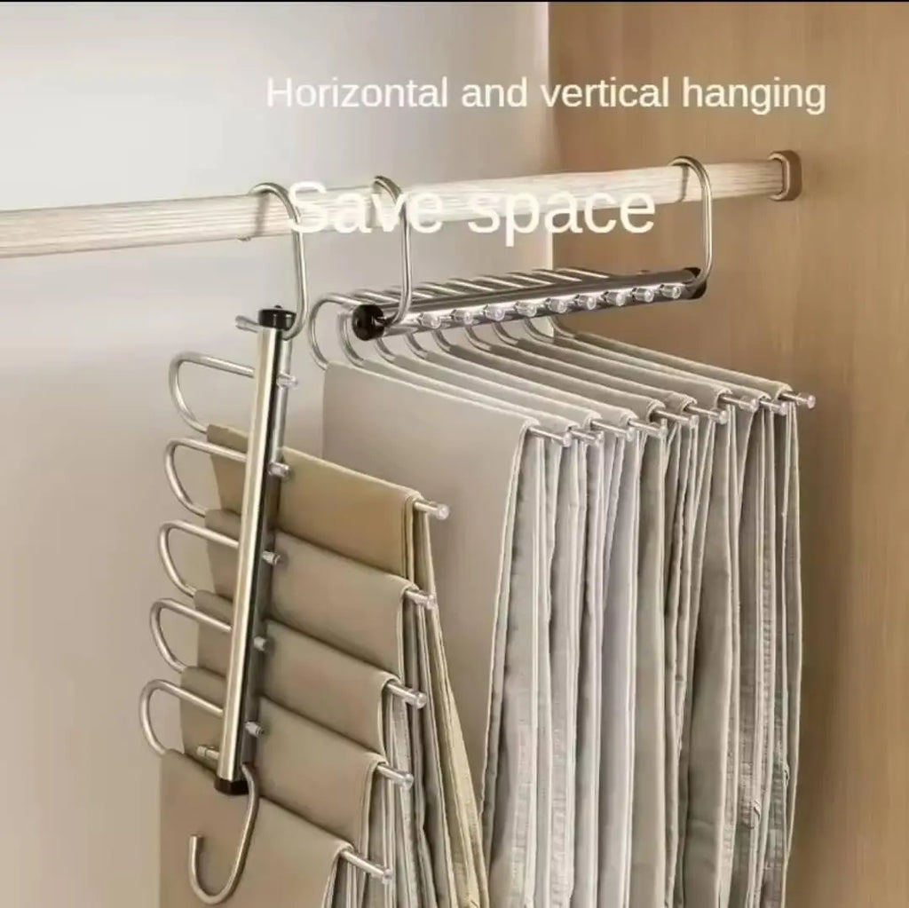 Folding Pants Hangers Multi-Layer Stainless Steel™