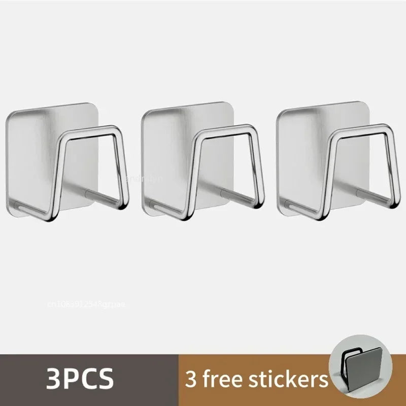 1/3/6pcs Stainless Steel Sink Sponge Rack For Sponge™