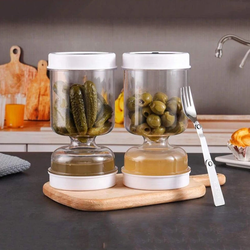 Pickles Jar Dry and Wet Dispenser Food™
