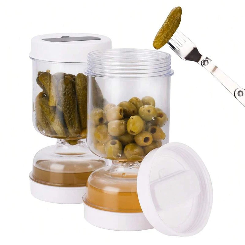 Pickles Jar Dry and Wet Dispenser Food™